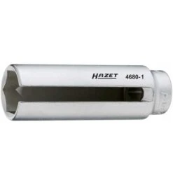 Hazet Lambda-Sonden Einsatz, Vierkant Hohl 12,5 Mm (1/2"), Außen-Sechskant Profil, 22 Mm, Ø 30.4 Mm, Ø 30.4 Mm