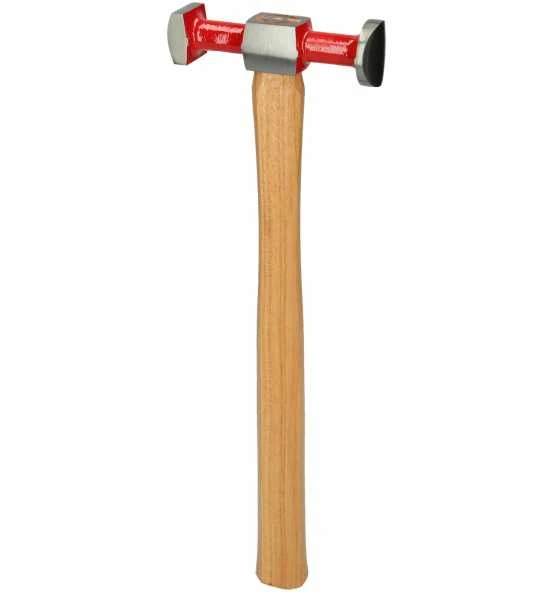 KS Tools Karosserie-Wölbungshammer, Rund/eckig, 325 Mm