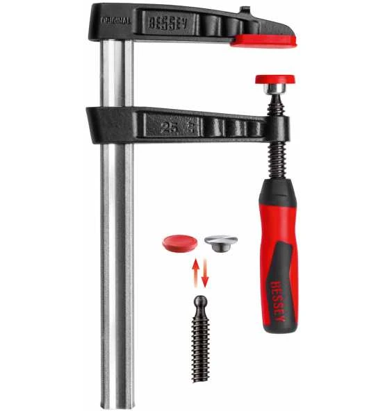 BESSEY Temperguss-Schraubzwinge TG-2K 250/100