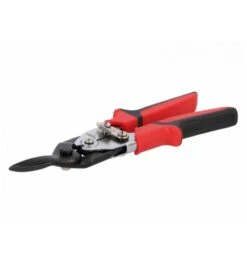 Bahco Figurenschere Für Linksschnitt Mit Höherer Kraft Durch Hebelübersetzung Und Roten Griffen Für Bis Zu 1,8 mm