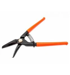 Bahco Traditionell/Industrie Blechschere Für Rechtsschnitte Und Gerade Schnitte Mit Zwei Dünnen Klingen Und Öffnungsfeder 270 mm