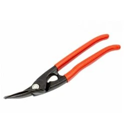 Bahco Abgesetzte Blechschere Für Gerade Schnitte, Linksseitige Lochschnitte Und Durchlaufschnitte, Für Mittelhartes Bis Hartes Material, 280 mm