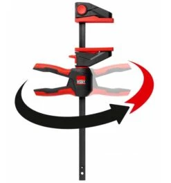 BESSEY Einhandzwinge Mit Drehbarem Griff EZ360, Spannweite 450 Mm