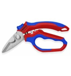 Knipex Gewinkelte Elektrikerschere Mit Mehrkomponenten-Hüllen, Glasfaserverstärkt 160 Mm