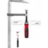 BESSEY Schraubzwinge Ganzstahl Mit 2-Komponenten-Heft 300 X 120 Mm Klappgriff