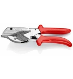 Knipex Gehrungsschere Für Kunststoff- Und Gummiprofile Mit Kunststoffhüllen Verchromt 215 Mm