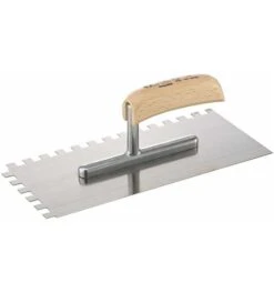 Fortis Glättekelle 280x130 Mm Gezahnt 10x10 Mm