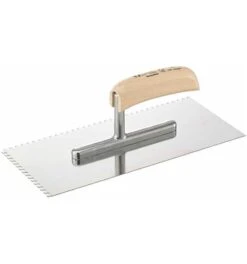 Fortis Glättekelle 280x130 Mm Gezahnt 4x4 Mm Rostfrei