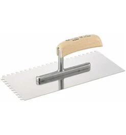 Fortis Glättekelle 280x130 Mm Gezahnt 6x6 Mm Rostfrei