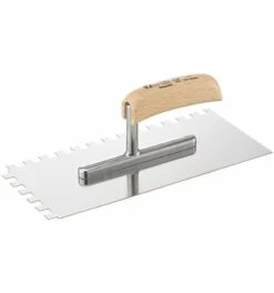 Fortis Glättekelle 280x130 Mm Gezahnt 10x10 Mm Rostfrei