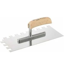 Fortis Glättekelle 280x130 Mm Gezahnt 15x15 Mm Rostfrei