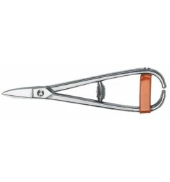 BESSEY Goldschmiedeschere 180 Mm, Gerade, Vernickelt, Geschlossene Griffe Mit Feder