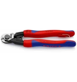 Knipex Drahtseilschere Geschmiedet Mit Mehrkomponenten-Hüllen, Mit Befestigungsöse, 190 Mm
