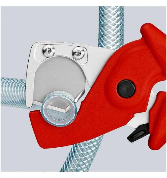 Knipex PlastiCut Schlauch- Und Schutzrohrschneider Aus Zähem, Glasfaserverstärktem Kunststoff 185 Mm – Bild 4