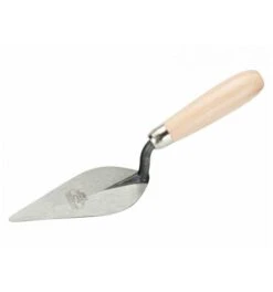 Bahco Maurerkelle Mit Lorbeerblattform Und Holzgriff, 135 x 60 Mm