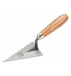 Bahco Maurerkelle Mit Scharfer Spitze Und Holzgriff, 150 x 100 mm