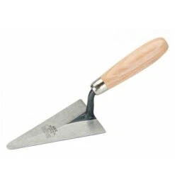 Bahco Maurerkelle Mit Runder Spitze Und Holzgriff, 125 x 75 mm