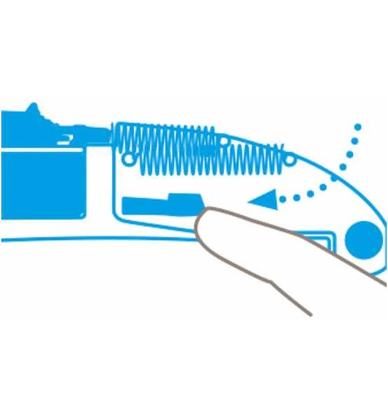 Martor SECUPRO MAXISAFE Mit Dreiseitigem Schieber Und Trapezklinge Nr. 60099, Abgerundete Spitzen – Bild 10