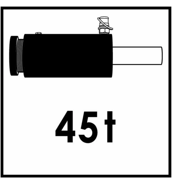 VIGOR Druckwerkzeug Satz 45 Tonnen, Universal, Anzahl Werkzeuge: 36 – Bild 5