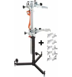 VIGOR Hydraulischer Federspanner Inkl. 10 Federteller, Anzahl Werkzeuge: 16