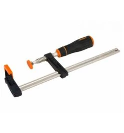 Bahco Schraubzwinge Mit Gummiertem Griff, 250 x 120 mm