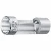Hazet Stoßdämpfer-Steckschlüsseleinsatz (Doppelsechskant), Vierkant Hohl 12,5 Mm (1/2"), Außen-Doppel-Sechskant Profil, 21 Mm