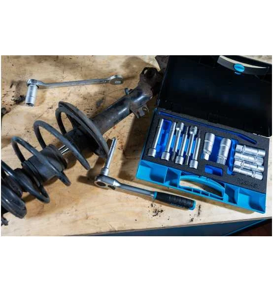 Hazet Stoßdämpfer-Werkzeug Satz, Vierkant Hohl 12,5 Mm (1/2"), 15-tlg. – Bild 7