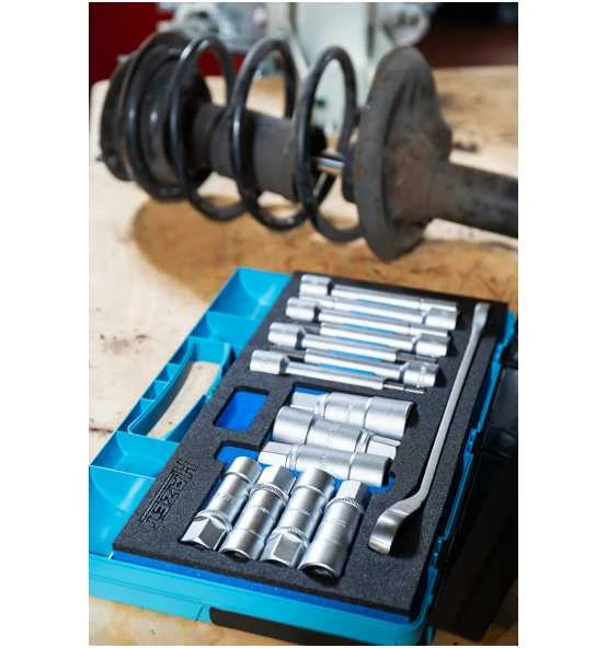 Hazet Stoßdämpfer-Werkzeug Satz, Vierkant Hohl 12,5 Mm (1/2"), 15-tlg. – Bild 8