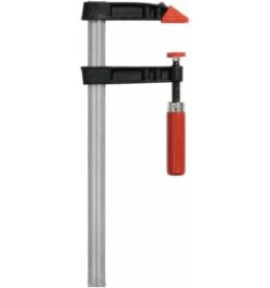 Tempergussschraubzwinge Spann-W.600mm A.120mm Holzgriff 30x8mm