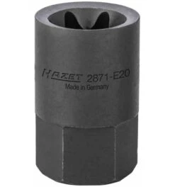 Hazet Bremssattel TORX Einsatz, Außen-Sechskant 22 Mm, Außen TORX Profil, E20
