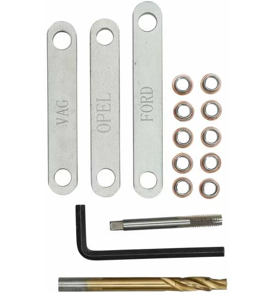 Brilliant Tools Reparatursatz Für Bremsgewinde, M9 X 1,25, 16-tlg. – Bild 7