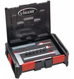 VIGOR Kompakt-Radlager Montage-Erweiterungssatz, Anzahl Werkzeuge: 16