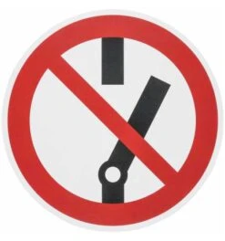 Hazet Warnschild „Hybrid-Schalter“